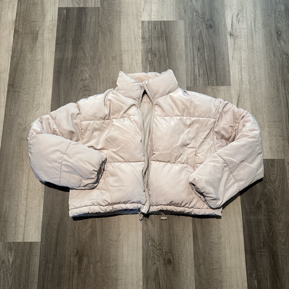 H&M Cream Puffer Jacket